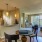 Open dining room next to kitchen and living room