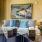Well lit living room with carpet flooring